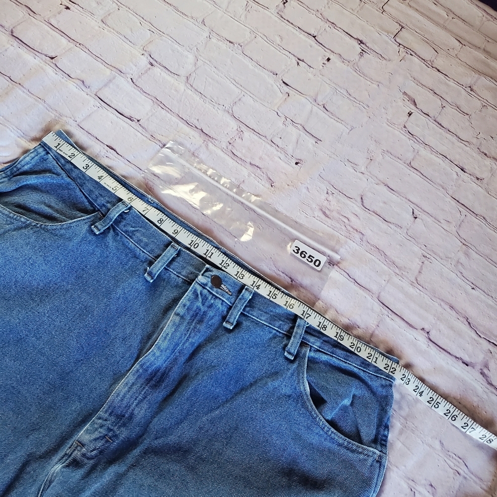 Maverick Lincoln Straight Leg Denim Blue Jeans Size 46X30 Pants Medium Wash - Picture 7 of 10